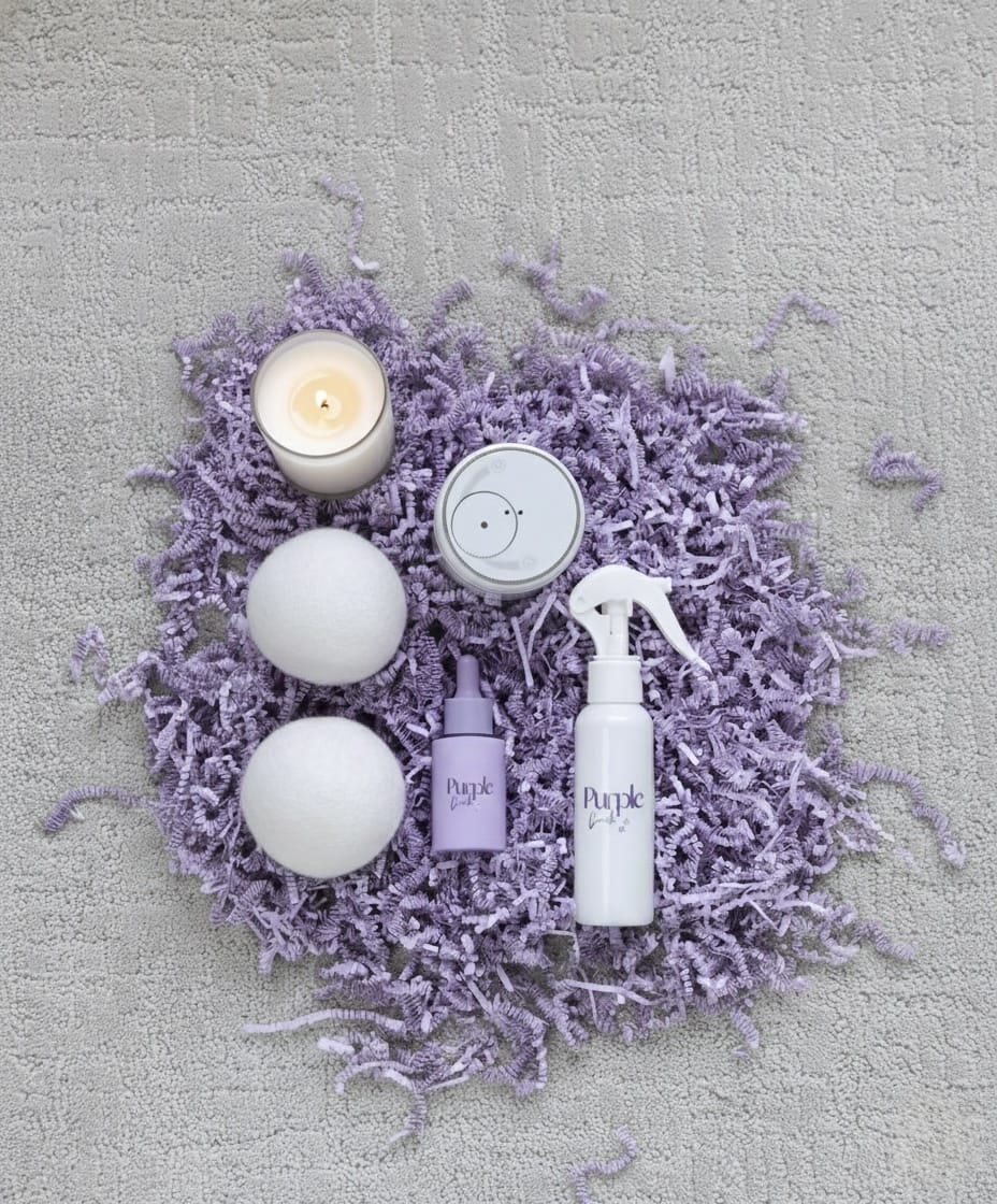Home Fragrance Essentials Bundle– Clean Scent Set for Rooms, Car & Laundry