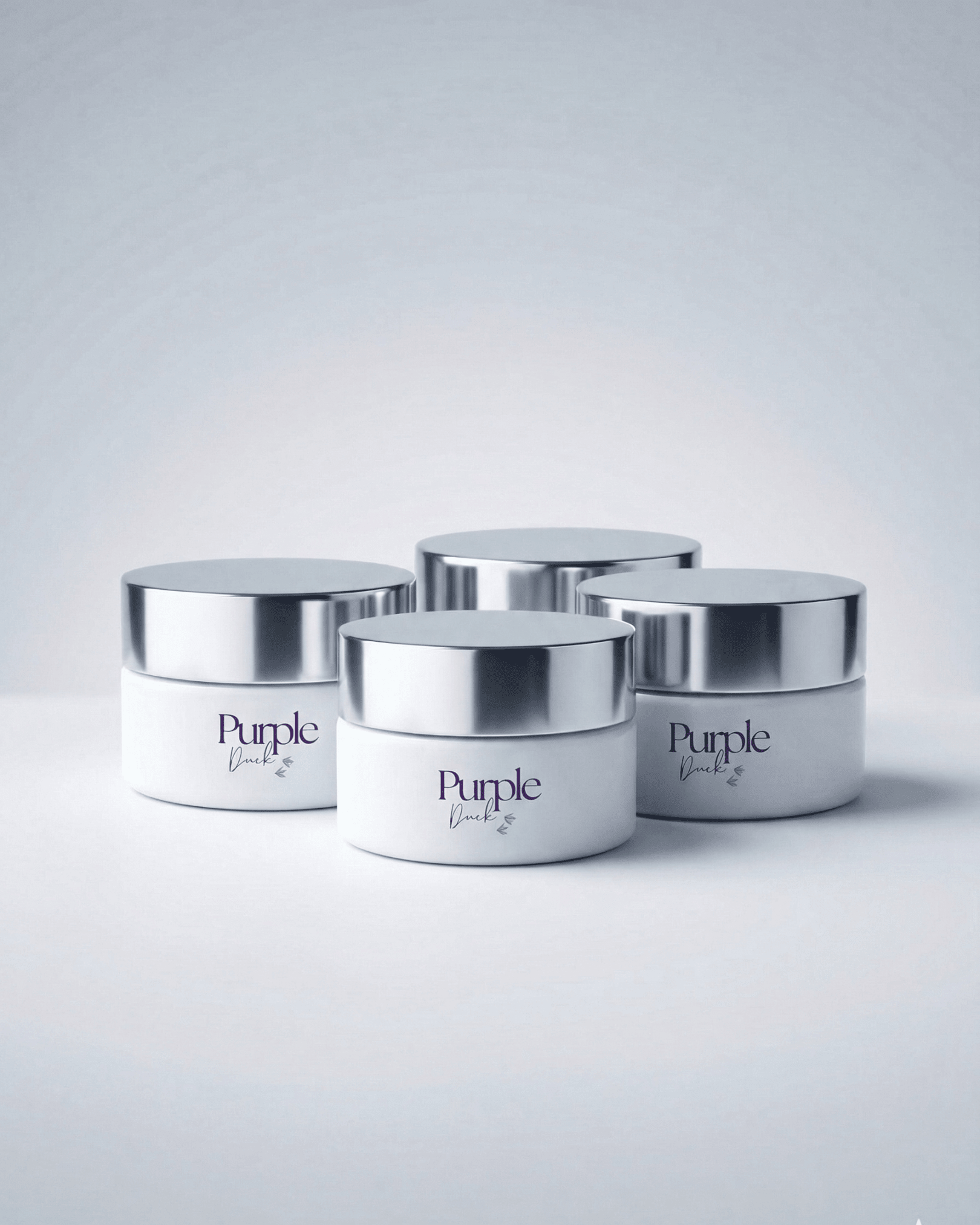 Body Butter Sample Pack – Travel - Size Clean Moisturizers for Deep Hydration & Smooth Skin - Purple Duck