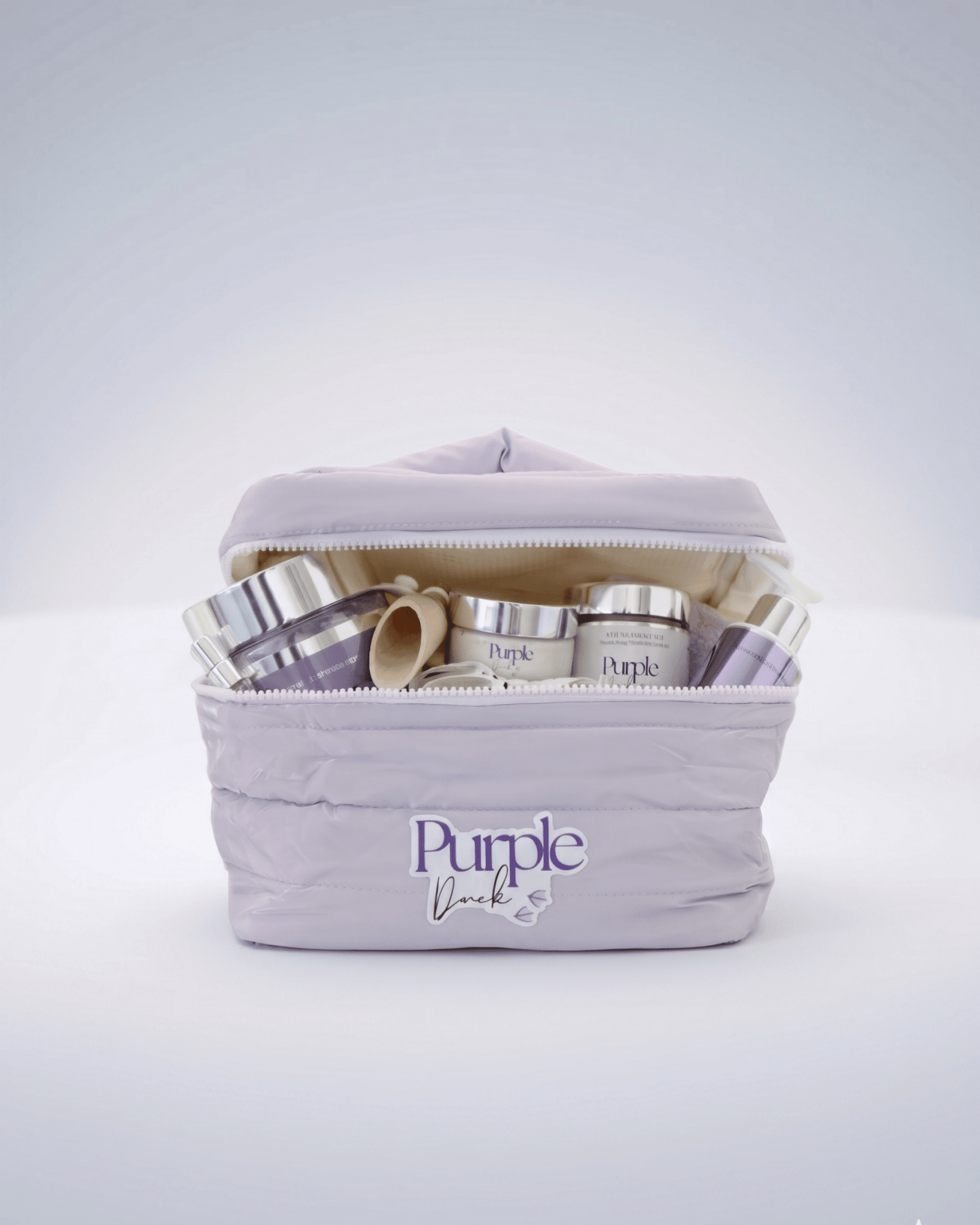 Women’s Body Care Bundle – Body Butter, Bath Salts, Cleanser & Perfume Set - Purple Duck