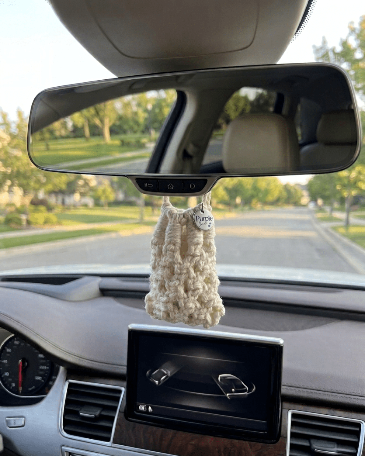 Car Diffuser Pouch (Air Freshener) - Purple Duck