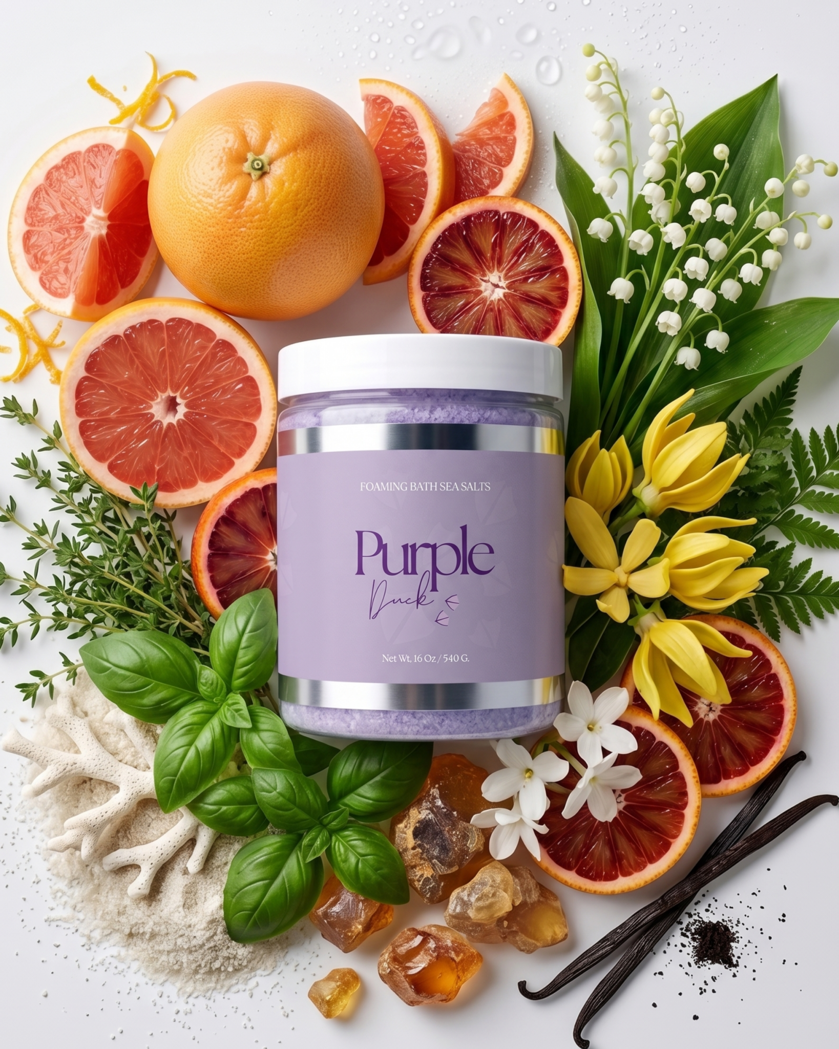 Soothing Epsom Bath Salts - Purple Duck