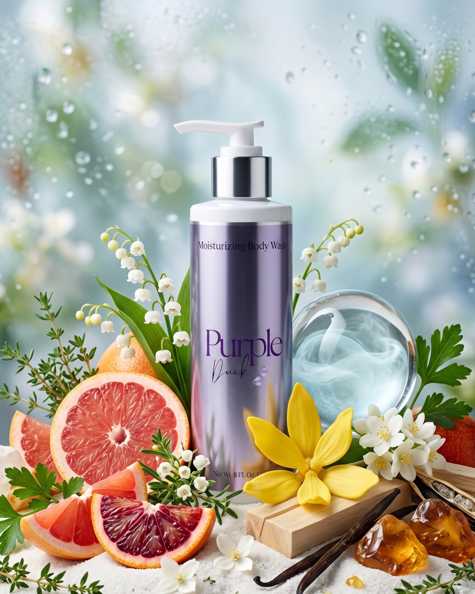 Clean Luxury Body Wash - Purple Duck