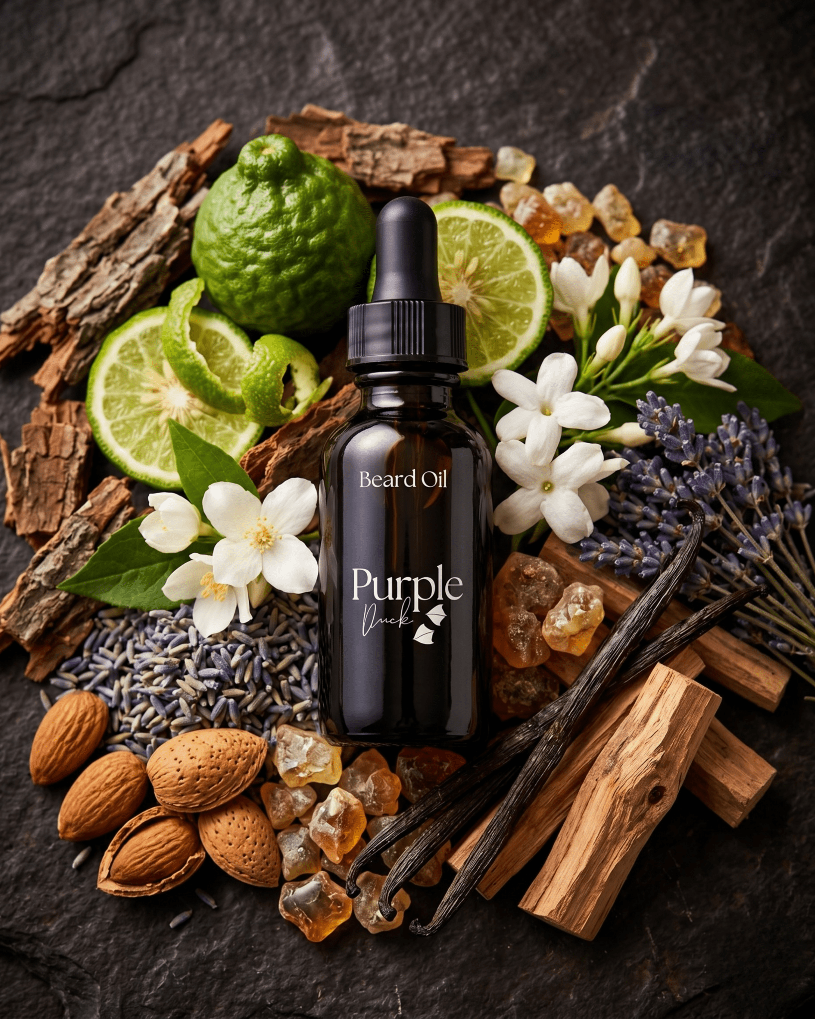 Men's Natural Beard Oil - Purple Duck