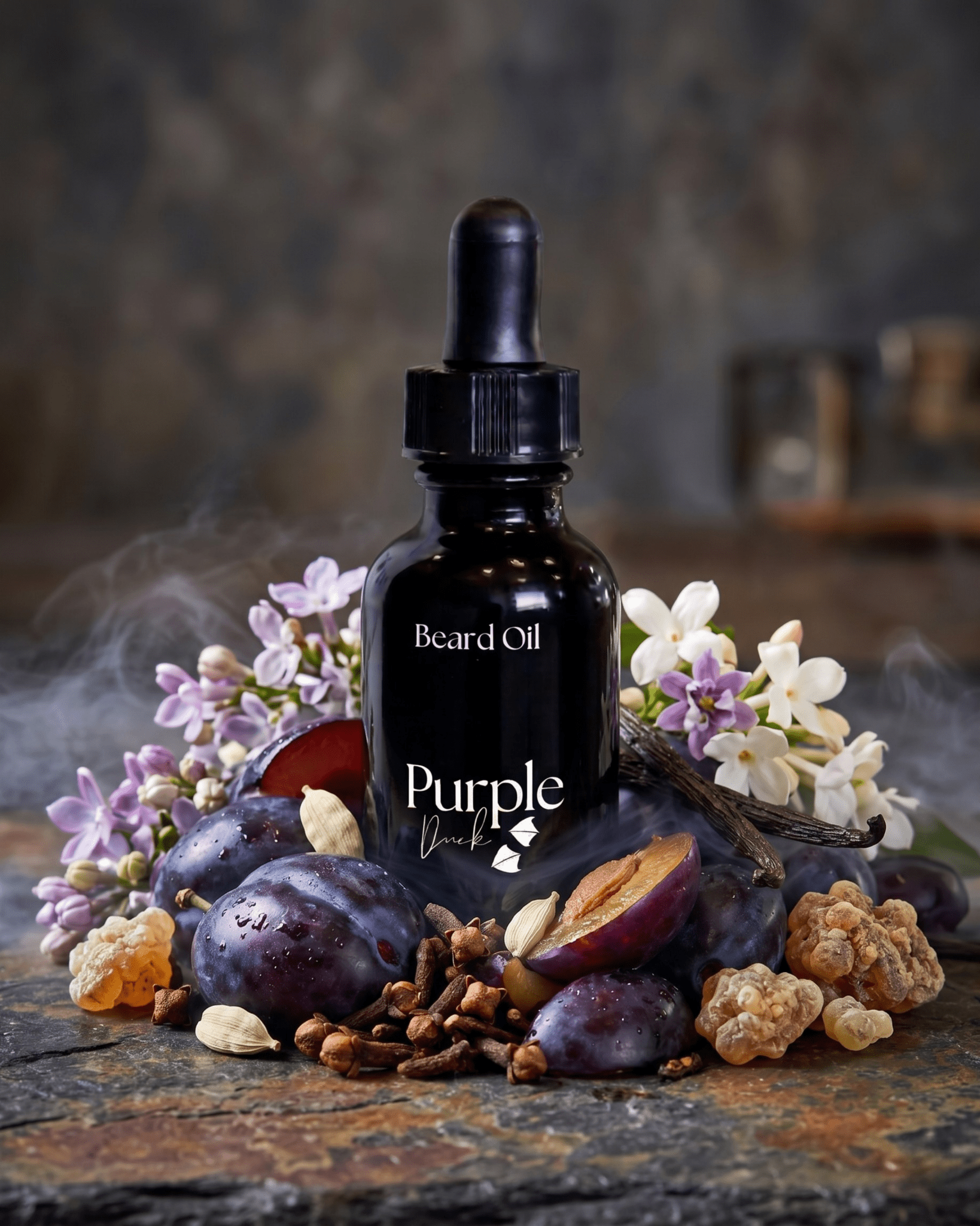 Men's Natural Beard Oil - Purple Duck