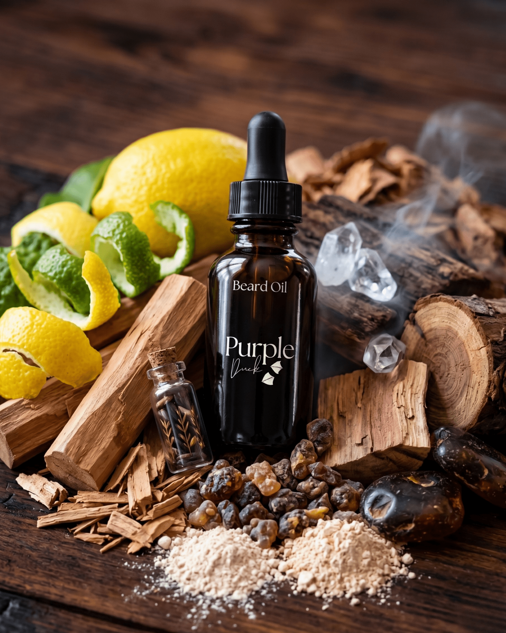 Men's Natural Beard Oil - Purple Duck