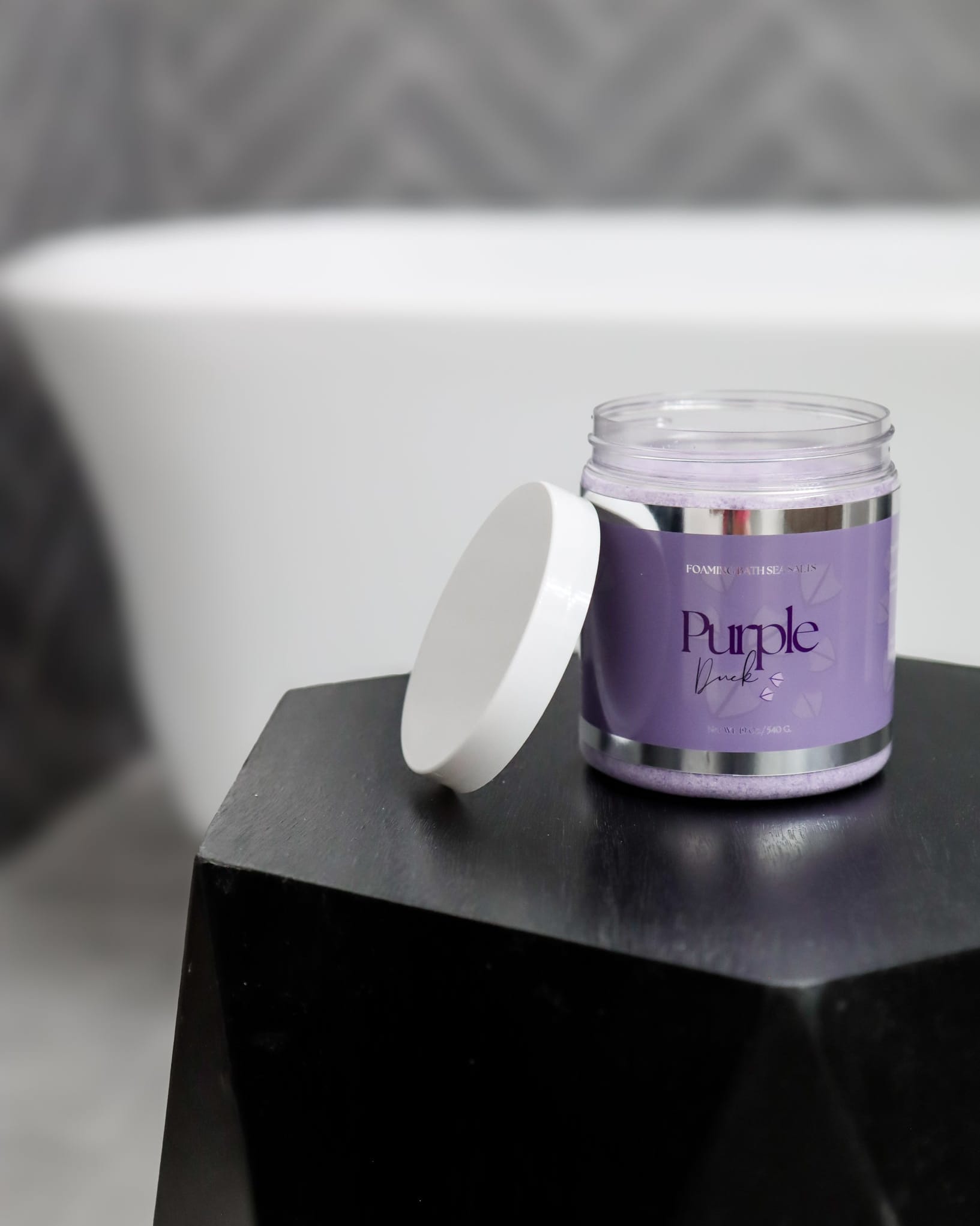 Magnesium Bath Salts – Foaming Epsom Salt Soak for Relaxation & Muscle Relief - Purple Duck