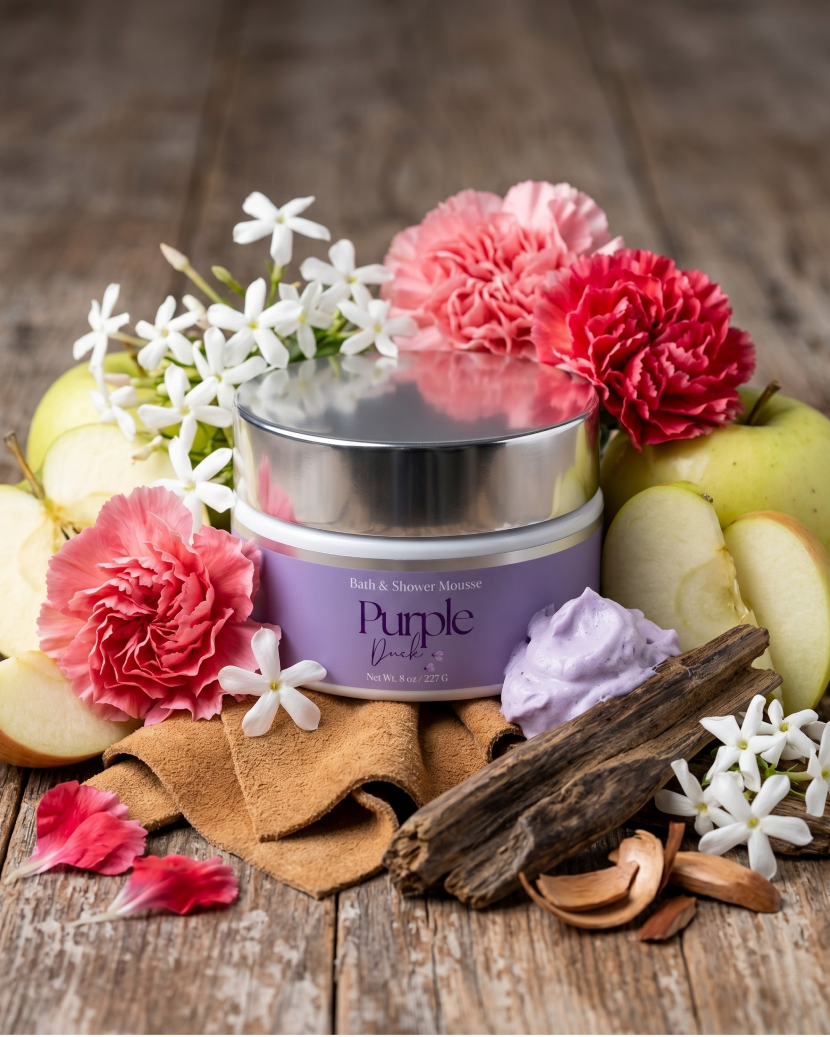Creamy Bath & Shower Mousse - Purple Duck