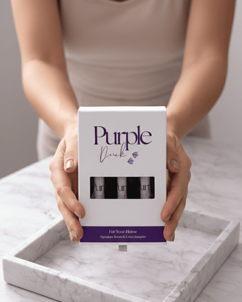 Room Spray Discovery Set – Clean Luxury Home Fragrance Sample Trio - Purple Duck