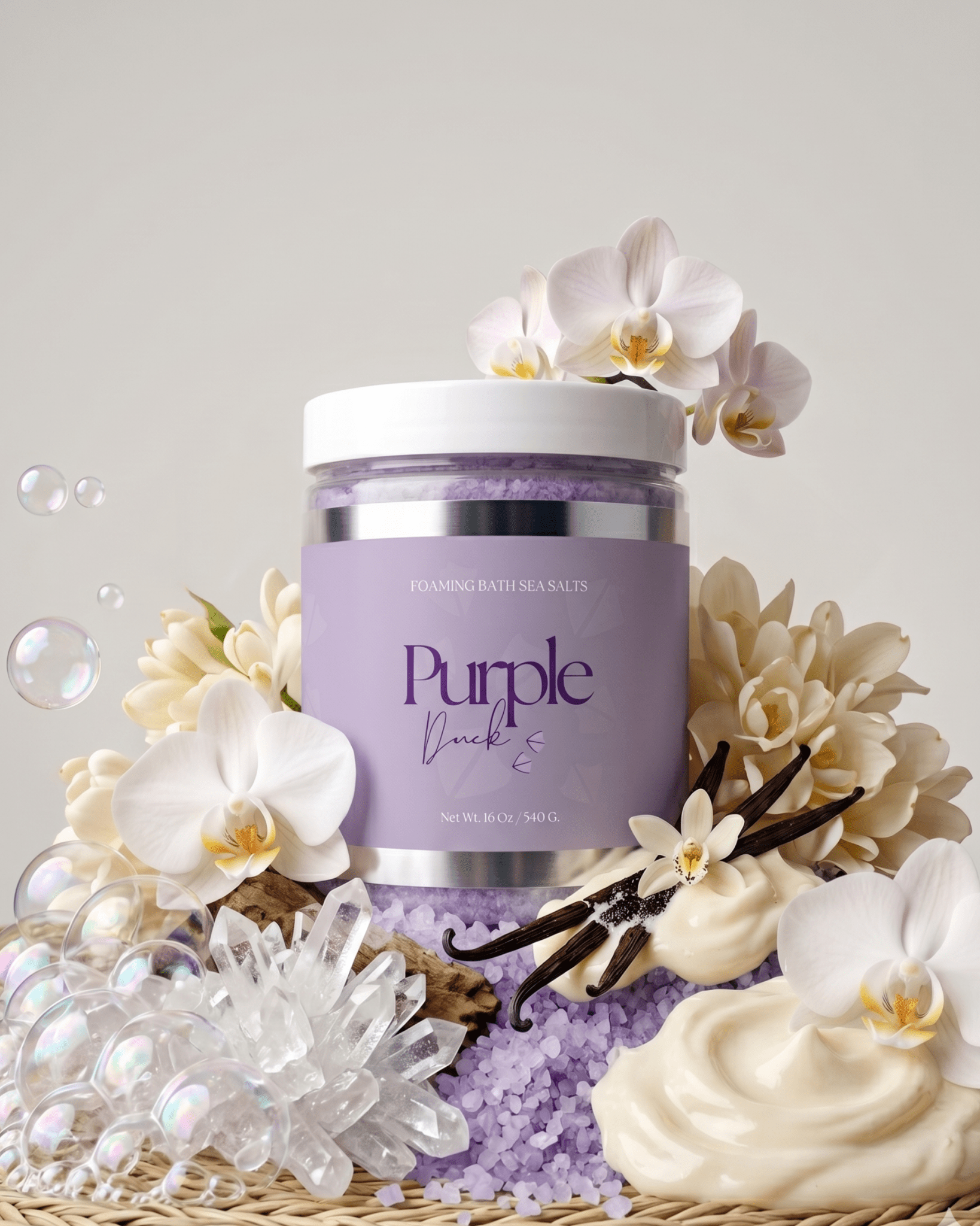 Soothing Epsom Bath Salts - Purple Duck