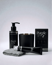Men’s Fragrance Bundle – Candle, Body Wash, Lotion & Cologne Set