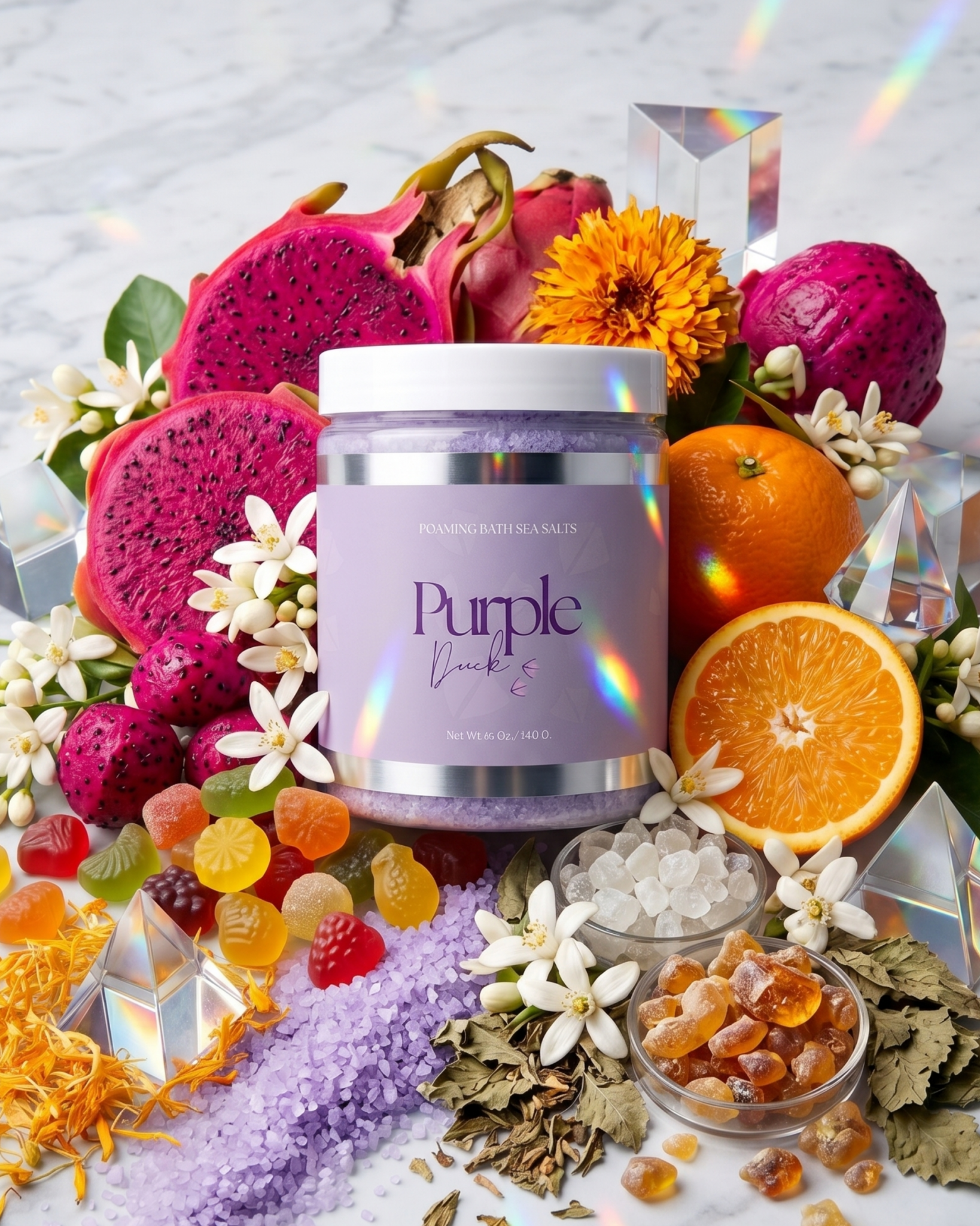 Soothing Epsom Bath Salts - Purple Duck