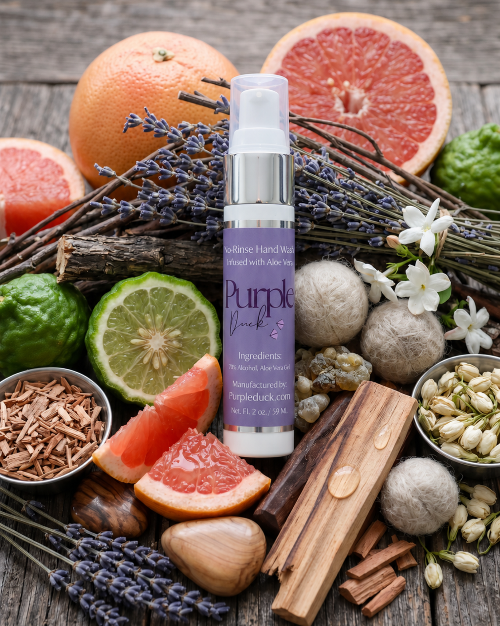 Non - Toxic Hand Sanitizer - Purple Duck