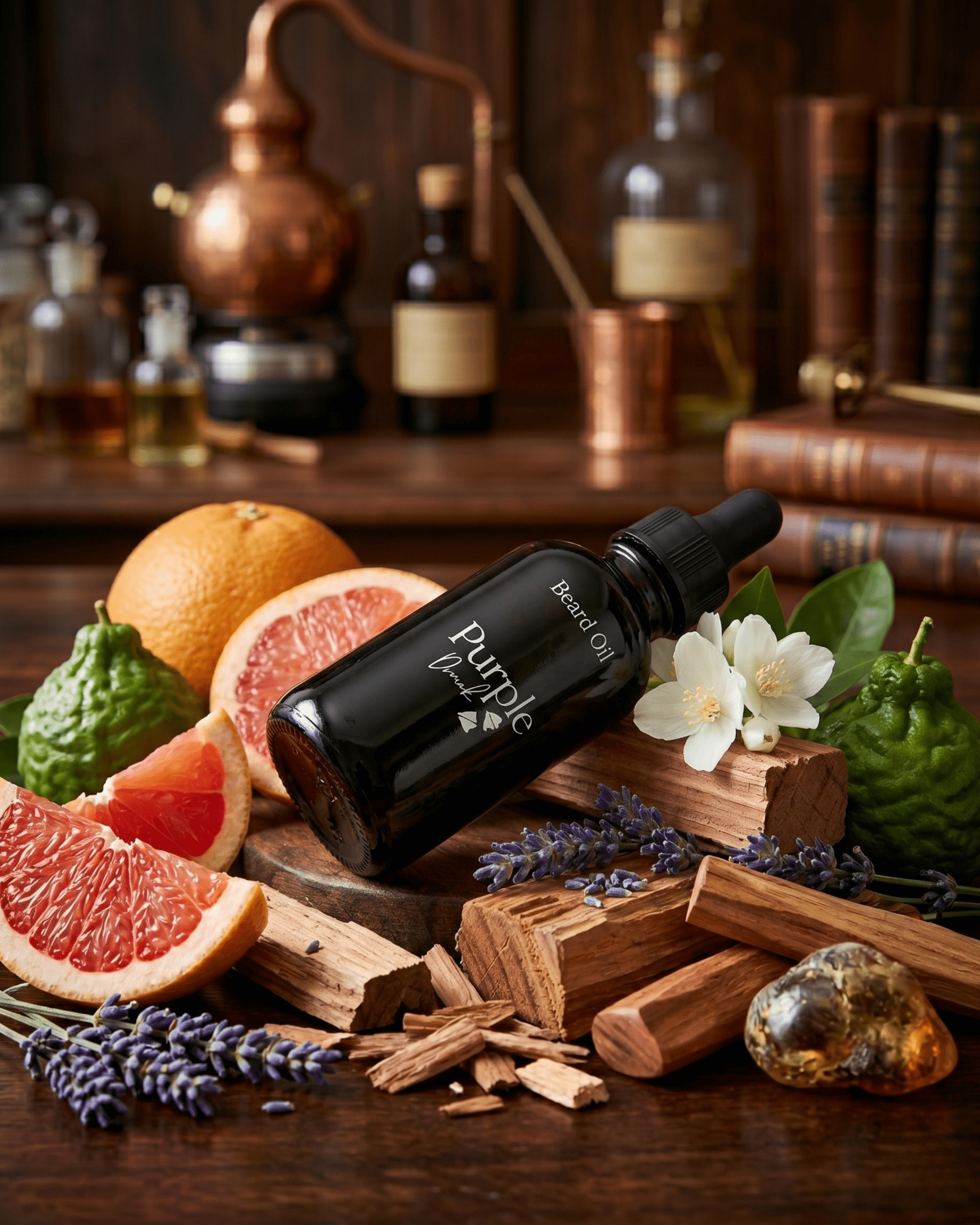 Men's Natural Beard Oil - Purple Duck