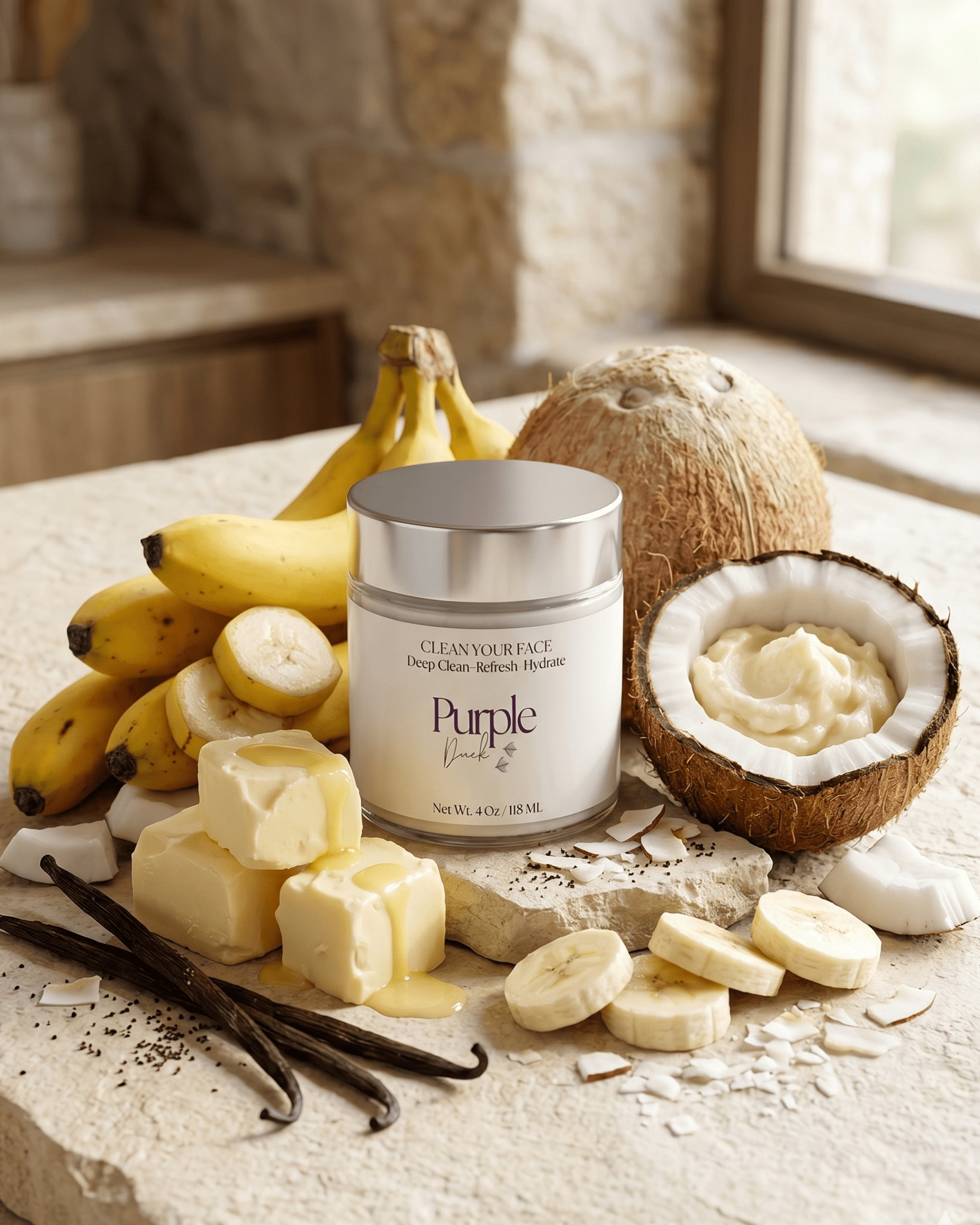 Gentle Whipped Facial Cleanser - Purple Duck