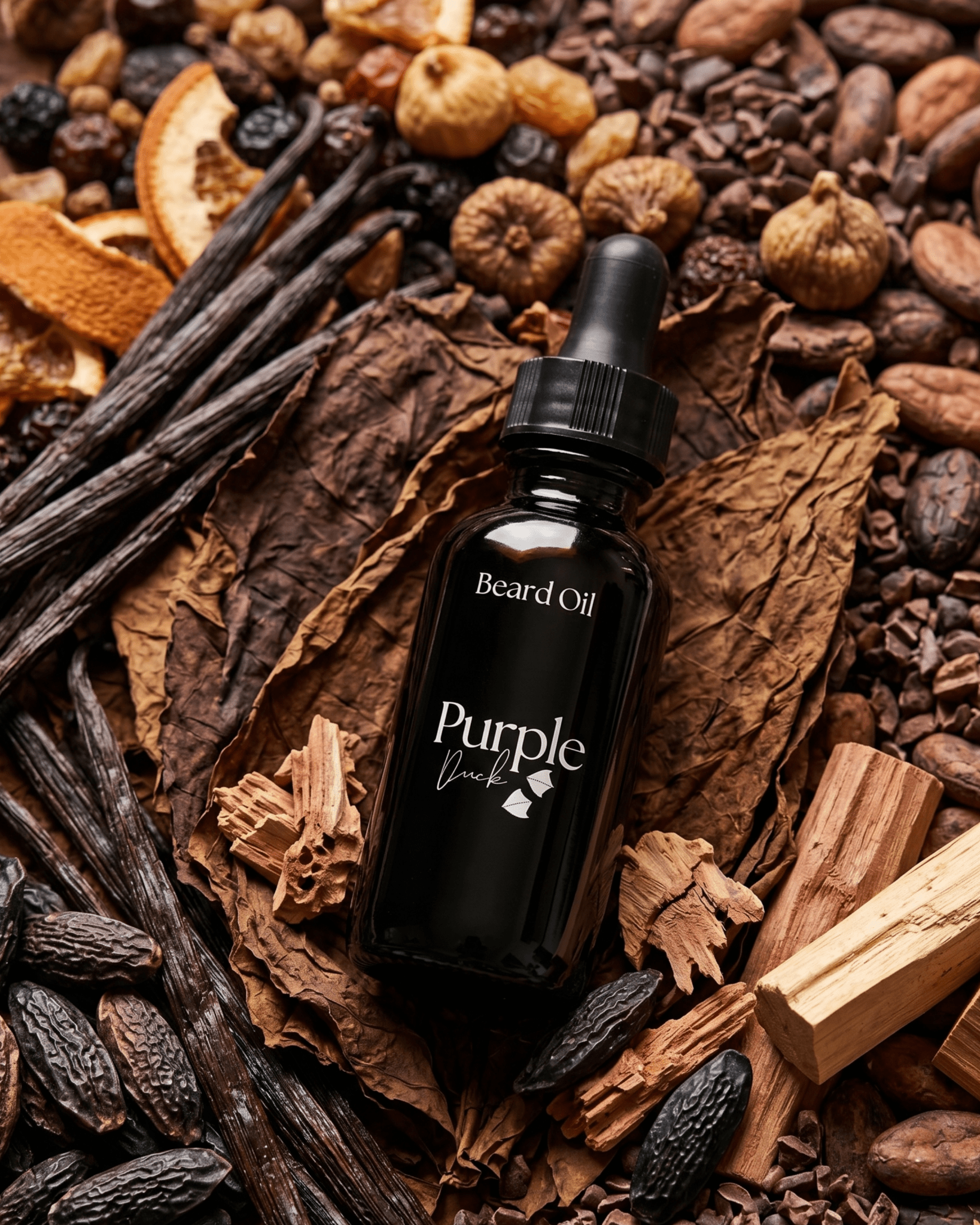 Men's Natural Beard Oil - Purple Duck